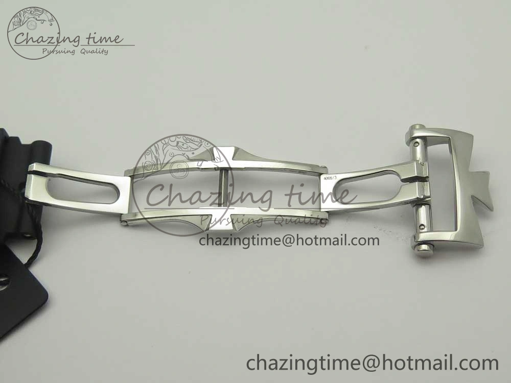 Overseas Dual Time Power Reserve TWA Best Edition Silver Dial on Black Rubber Strap A Packable 9945
