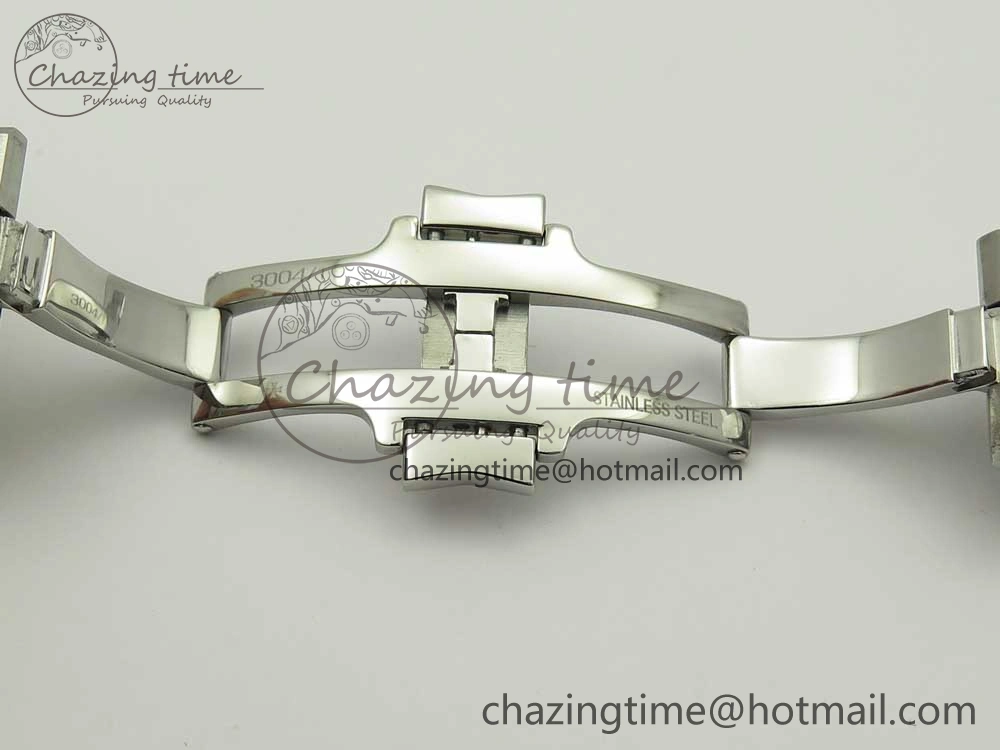 Fashionable Overseas Dual Time Power Reserve TWA Best Edition White Dial on SS Bracelet A 9943