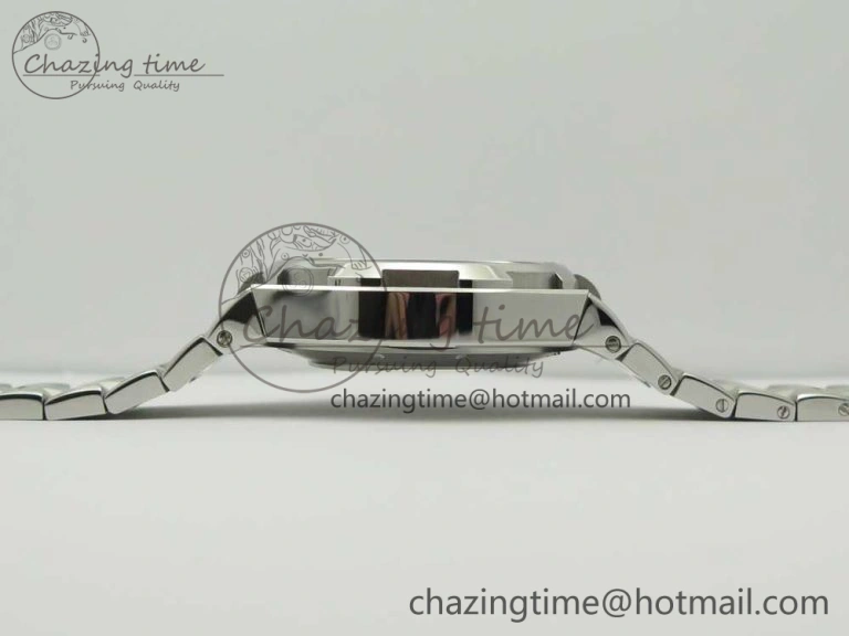 Fashionable Overseas Dual Time Power Reserve TWA Best Edition White Dial on SS Bracelet A 9943