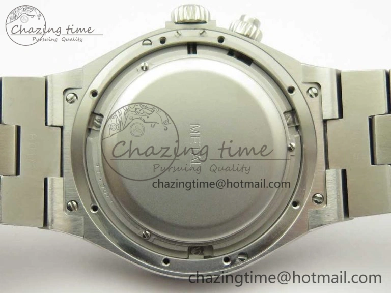 Fashionable Overseas Dual Time Power Reserve TWA Best Edition White Dial on SS Bracelet A 9943