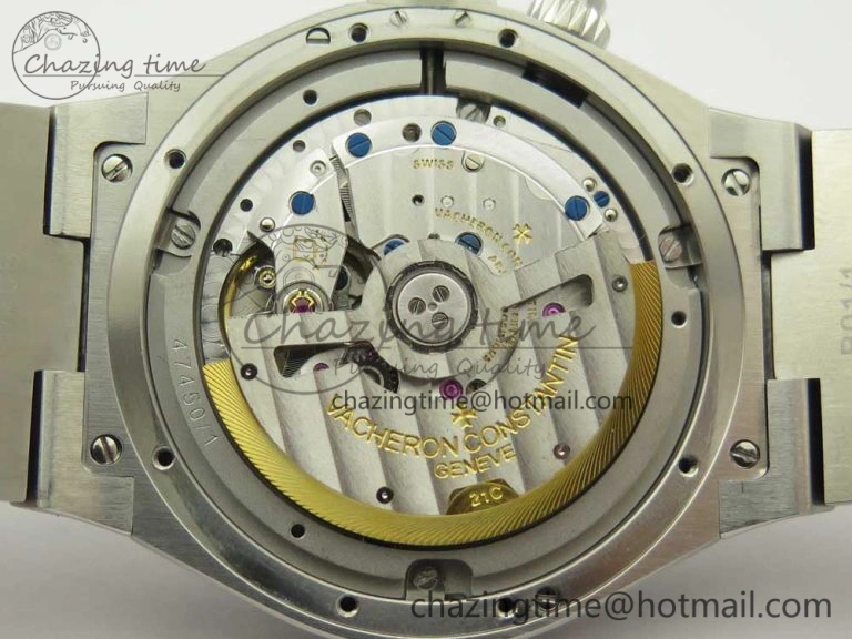 Fashionable Overseas Dual Time Power Reserve TWA Best Edition White Dial on SS Bracelet A 9943