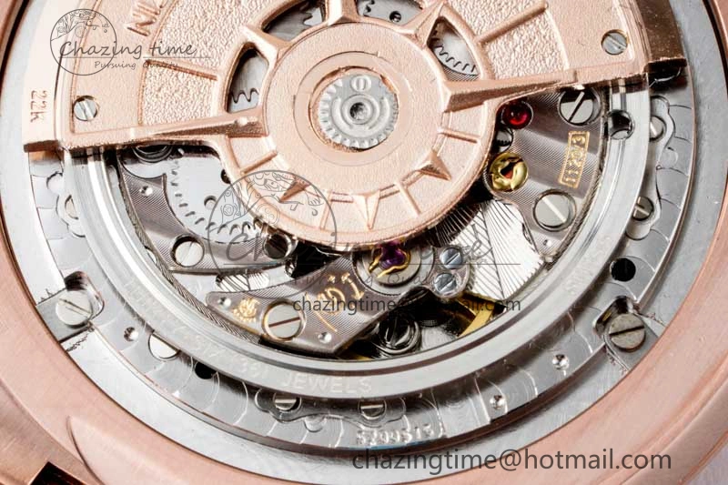Overseas Perpetual Calendar RG 8F Best Edition Blue Dial on RG Bracelet A Breathable 9901