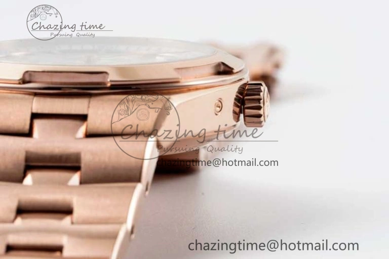 Packable Overseas Perpetual Calendar RG 8F Best Edition Silver Dial on RG Bracelet A 9899