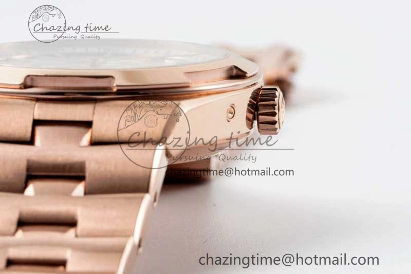 Packable Overseas Perpetual Calendar RG 8F Best Edition Silver Dial on RG Bracelet A 9899