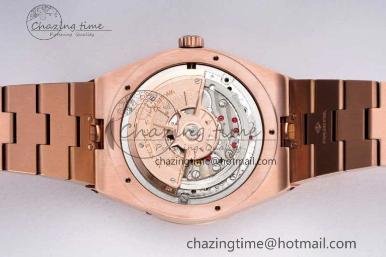 Packable Overseas Perpetual Calendar RG 8F Best Edition Silver Dial on RG Bracelet A 9899