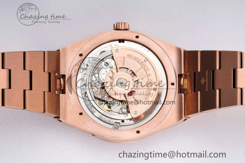 Packable Overseas Perpetual Calendar RG 8F Best Edition Silver Dial on RG Bracelet A 9899
