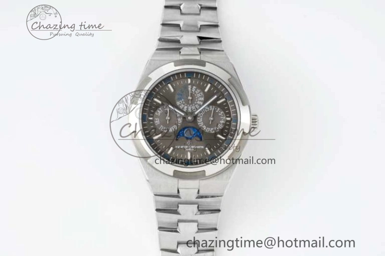 RelaxedFit Overseas Perpetual Calendar SS 8F Best Edition Gray Dial on SS Bracelet A 9900