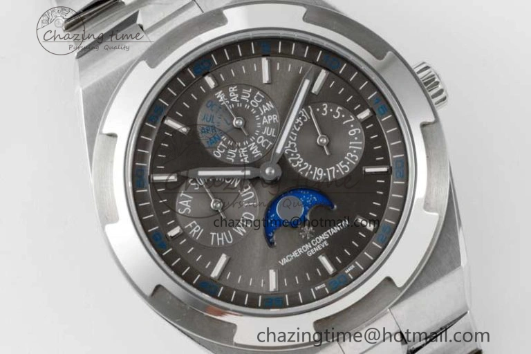 RelaxedFit Overseas Perpetual Calendar SS 8F Best Edition Gray Dial on SS Bracelet A 9900