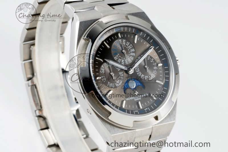 RelaxedFit Overseas Perpetual Calendar SS 8F Best Edition Gray Dial on SS Bracelet A 9900