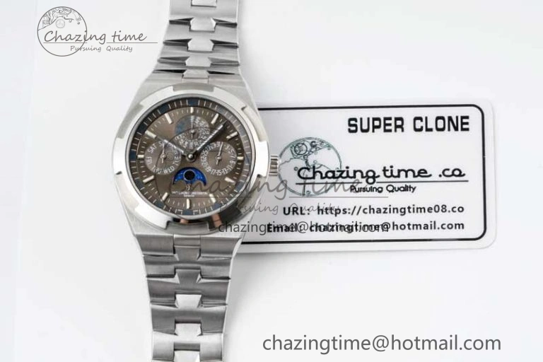 RelaxedFit Overseas Perpetual Calendar SS 8F Best Edition Gray Dial on SS Bracelet A 9900