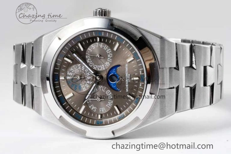 RelaxedFit Overseas Perpetual Calendar SS 8F Best Edition Gray Dial on SS Bracelet A 9900