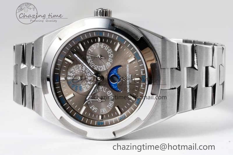 RelaxedFit Overseas Perpetual Calendar SS 8F Best Edition Gray Dial on SS Bracelet A 9900