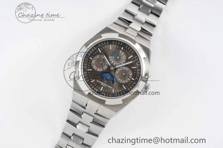 RelaxedFit Overseas Perpetual Calendar SS 8F Best Edition Gray Dial on SS Bracelet A 9900