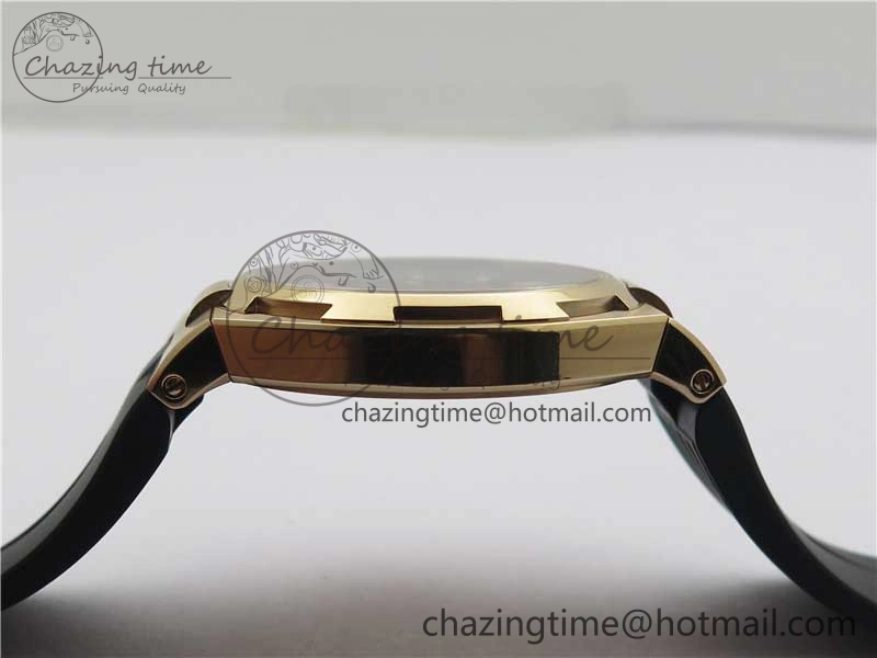 Overseas RG MKS 1:1 Best Edition Gray Dial on Black Rubber Strap MIYOTA Unique 9932