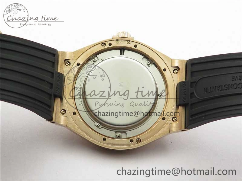Overseas RG MKS 1:1 Best Edition Gray Dial on Black Rubber Strap MIYOTA Unique 9932