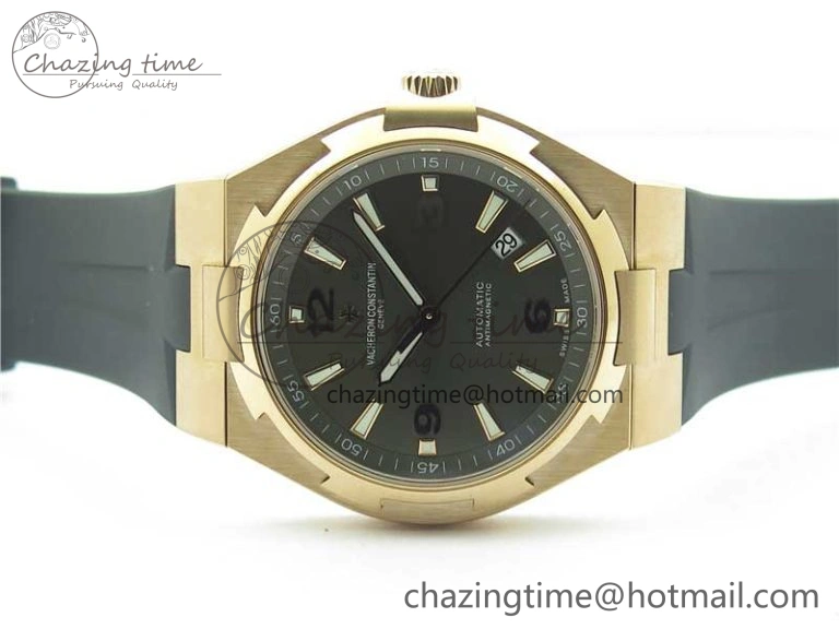 Overseas RG MKS 1:1 Best Edition Gray Dial on Black Rubber Strap MIYOTA Unique 9932