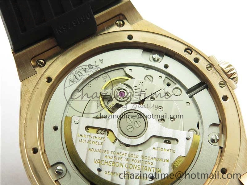 Overseas RG MKS 1:1 Best Edition Gray Dial on Black Rubber Strap MIYOTA Unique 9932