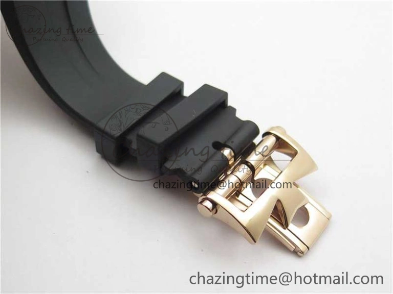 Overseas RG MKS 1:1 Best Edition Gray Dial on Black Rubber Strap MIYOTA Unique 9932