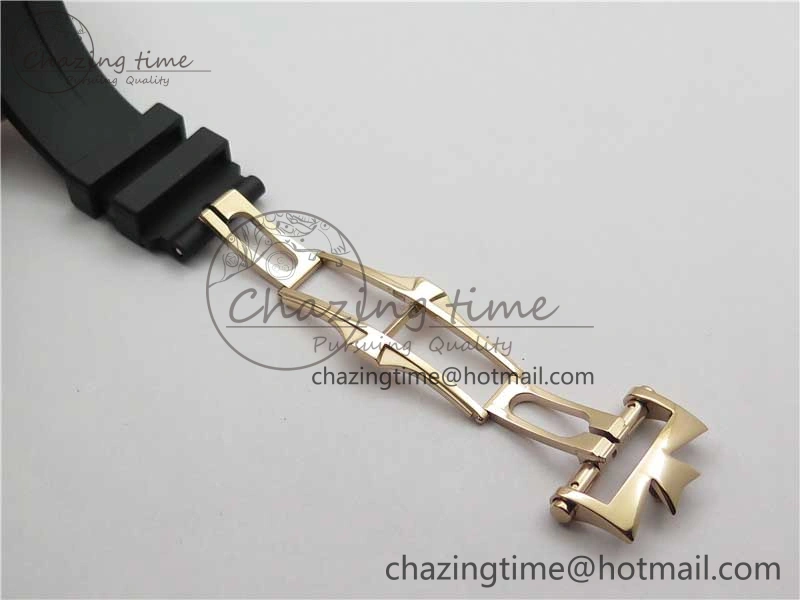 Overseas RG MKS 1:1 Best Edition Gray Dial on Black Rubber Strap MIYOTA Unique 9932