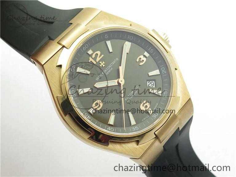 Overseas RG MKS 1:1 Best Edition Gray Dial on Black Rubber Strap MIYOTA Unique 9932