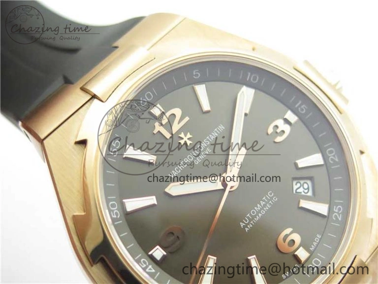 Overseas RG MKS 1:1 Best Edition Gray Dial on Black Rubber Strap MIYOTA Unique 9932