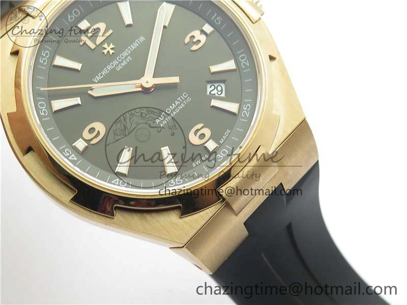 Overseas RG MKS 1:1 Best Edition Gray Dial on Black Rubber Strap MIYOTA Unique 9932