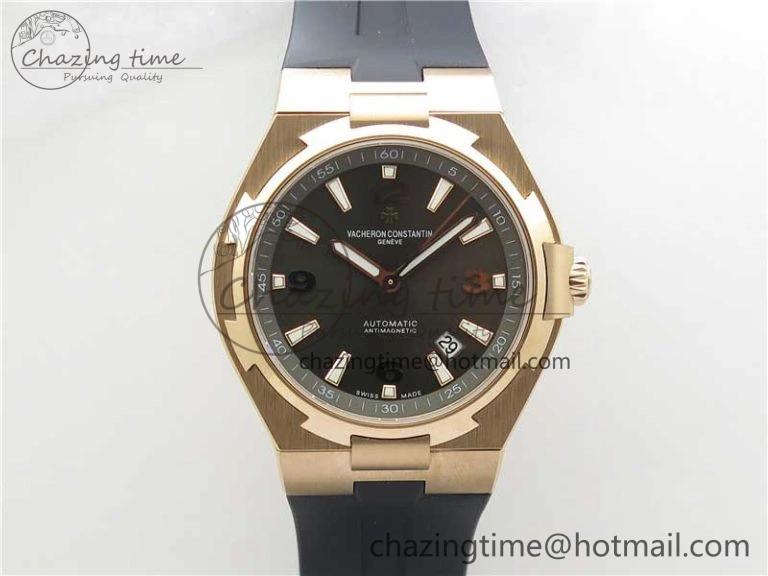Overseas RG MKS 1:1 Best Edition Gray Dial on Black Rubber Strap MIYOTA Unique 9932