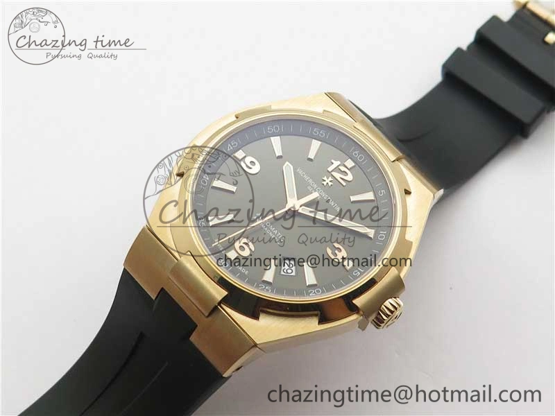 Overseas RG MKS 1:1 Best Edition Gray Dial on Black Rubber Strap MIYOTA Unique 9932