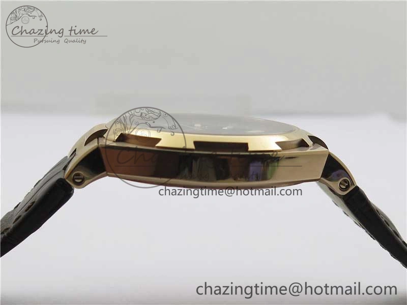 Overseas RG MKS 1:1 Best Edition Gray Dial on Brown Leather Strap MIYOTA Durable 9931