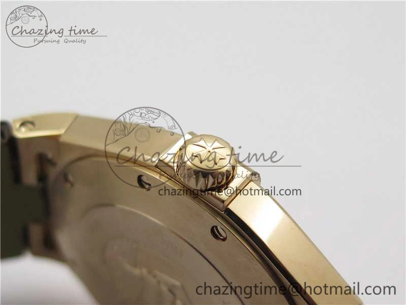 Overseas RG MKS 1:1 Best Edition Gray Dial on Brown Leather Strap MIYOTA Durable 9931