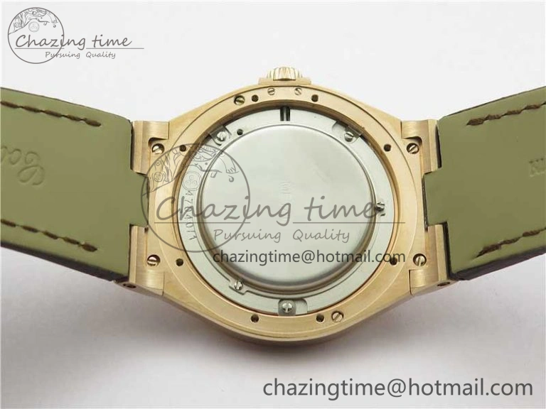 Overseas RG MKS 1:1 Best Edition Gray Dial on Brown Leather Strap MIYOTA Durable 9931