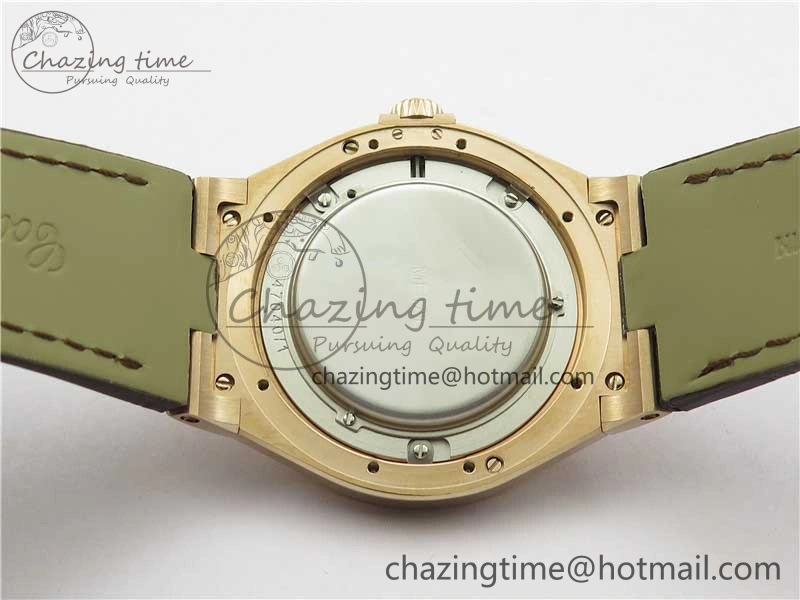 Overseas RG MKS 1:1 Best Edition Gray Dial on Brown Leather Strap MIYOTA Durable 9931