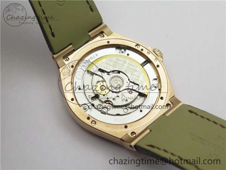 Overseas RG MKS 1:1 Best Edition Gray Dial on Brown Leather Strap MIYOTA Durable 9931