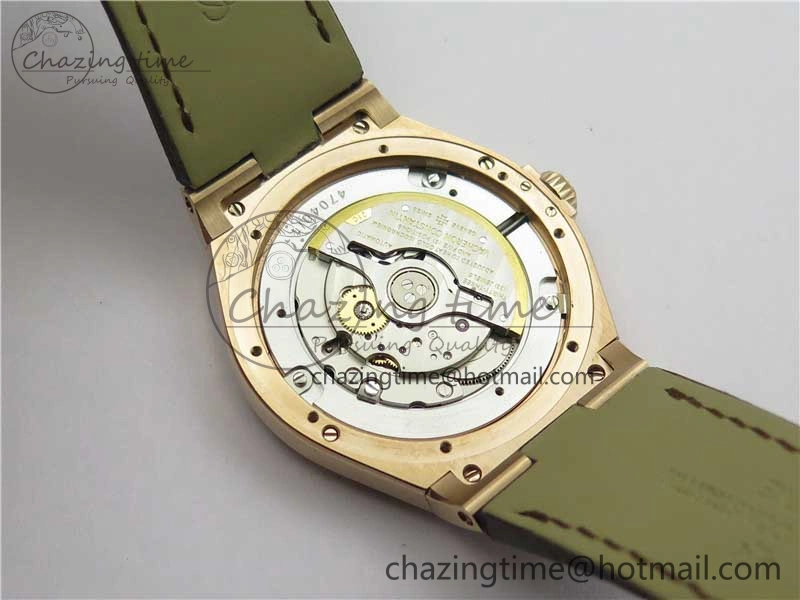 Overseas RG MKS 1:1 Best Edition Gray Dial on Brown Leather Strap MIYOTA Durable 9931