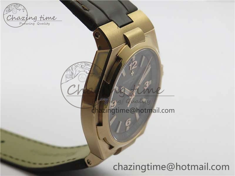 Overseas RG MKS 1:1 Best Edition Gray Dial on Brown Leather Strap MIYOTA Durable 9931
