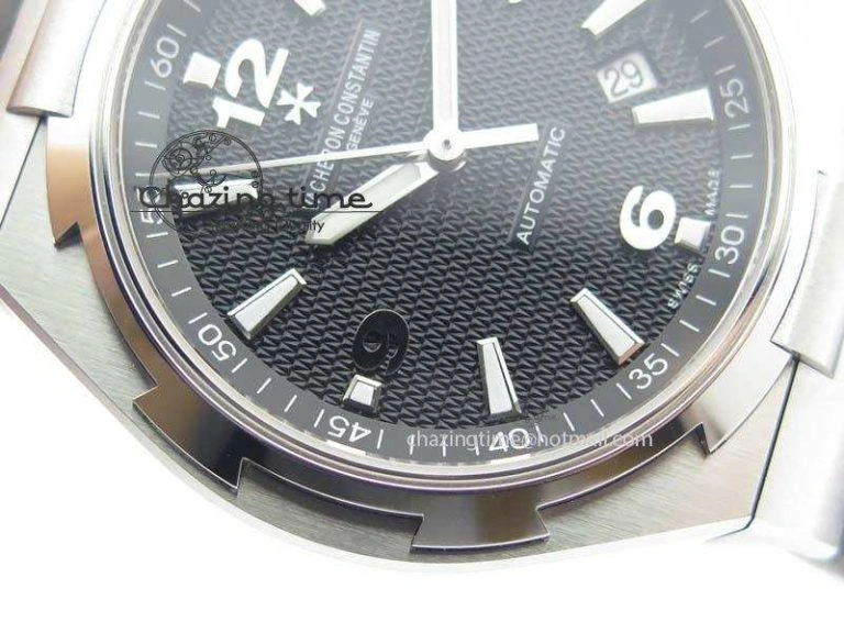 Overseas SS JJF 1:1 Best Edition Black Dial On Rubber Strap MIYOTA TopPick 9992