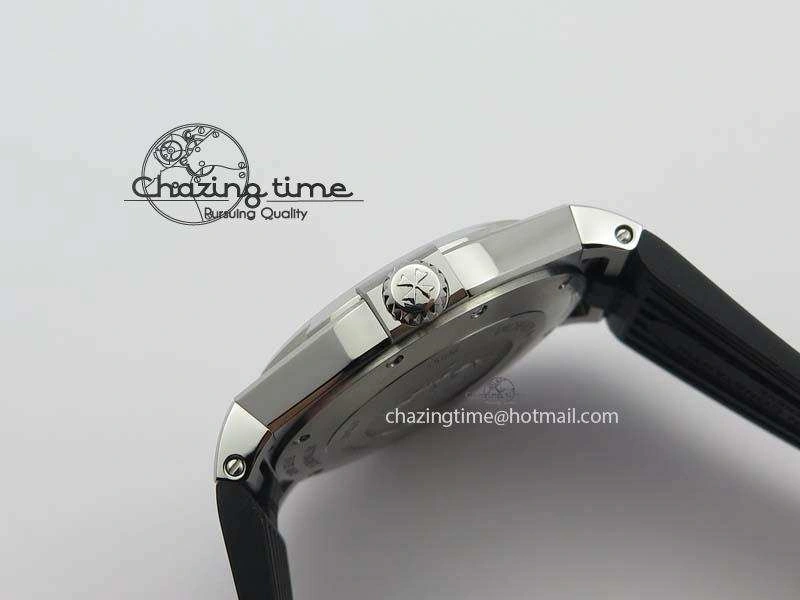 Overseas SS JJF 1:1 Best Edition Black Dial On Rubber Strap MIYOTA TopPick 9992