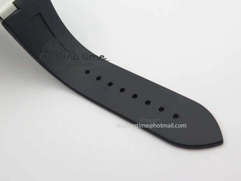 Overseas SS JJF 1:1 Best Edition Black Dial On Rubber Strap MIYOTA TopPick 9992