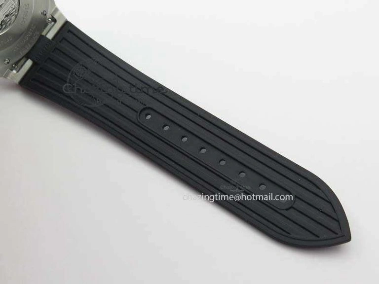 Overseas SS JJF 1:1 Best Edition Black Dial On Rubber Strap MIYOTA TopPick 9992