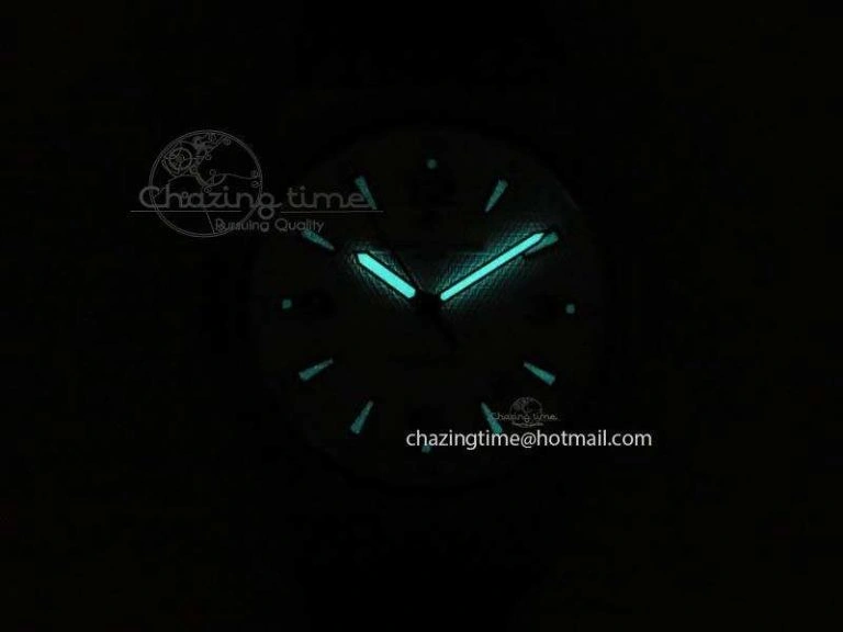 Overseas SS JJF 1:1 Best Edition Black Dial On Rubber Strap MIYOTA TopPick 9992