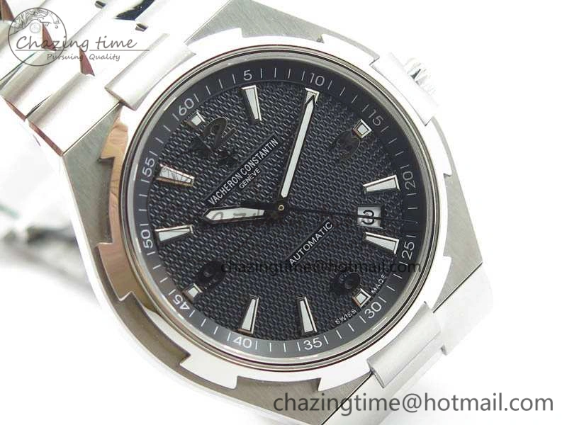 Overseas SS JJF 1:1 Best Edition Black Dial On SS Bracelet MIYOTA NewStyle 9984