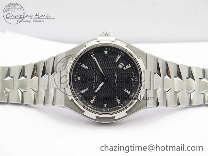 Overseas SS JJF 1:1 Best Edition Black Dial On SS Bracelet MIYOTA NewStyle 9984