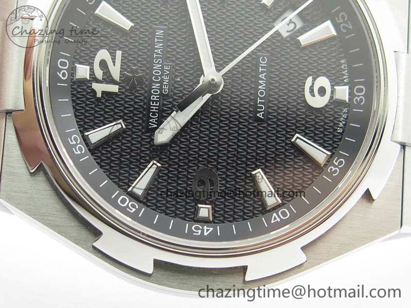 Overseas SS JJF 1:1 Best Edition Black Dial On SS Bracelet MIYOTA NewStyle 9984