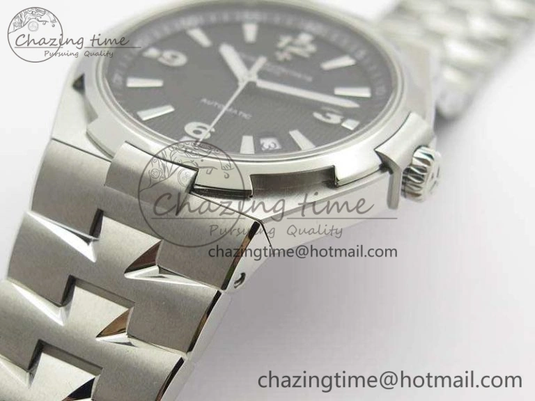 Overseas SS JJF 1:1 Best Edition Black Dial On SS Bracelet MIYOTA NewStyle 9984