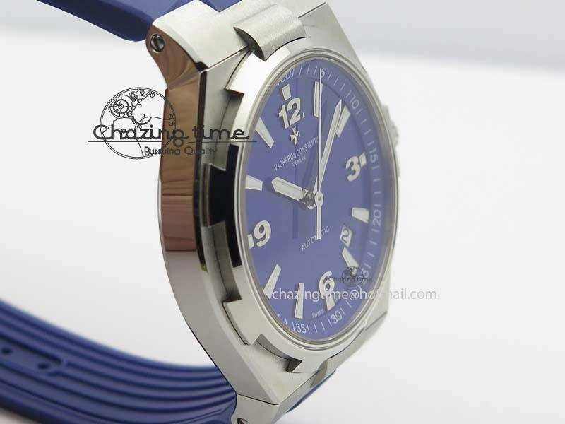 Overseas SS JJF 1:1 Best Edition Blue Dial On Rubber Strap MIYOTA Neat 9991