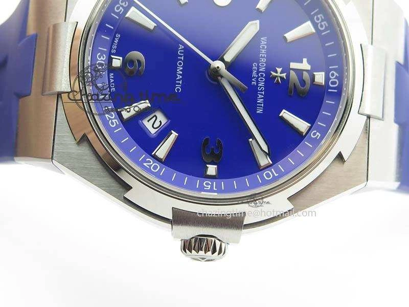 Overseas SS JJF 1:1 Best Edition Blue Dial On Rubber Strap MIYOTA Neat 9991