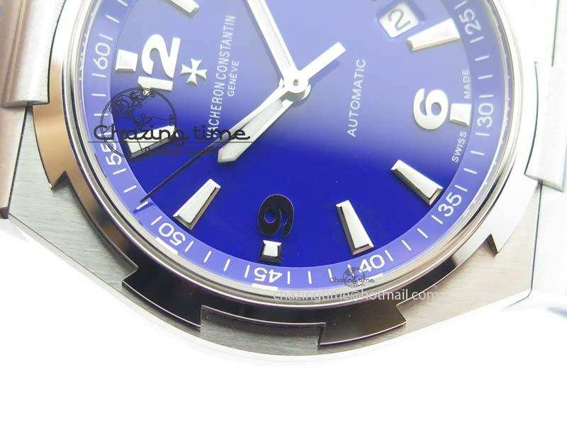 Overseas SS JJF 1:1 Best Edition Blue Dial On Rubber Strap MIYOTA Neat 9991