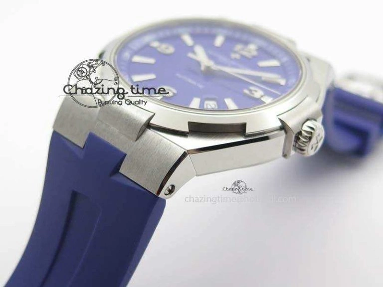 Overseas SS JJF 1:1 Best Edition Blue Dial On Rubber Strap MIYOTA Neat 9991
