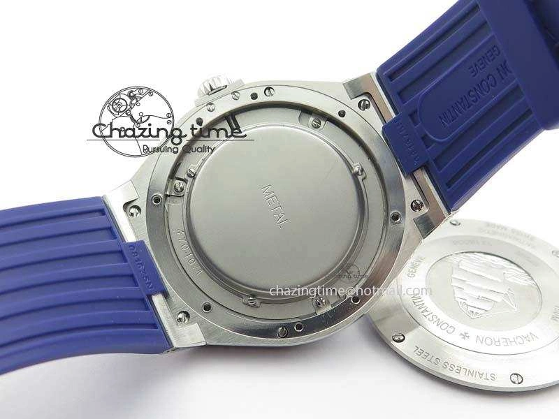 Overseas SS JJF 1:1 Best Edition Blue Dial On Rubber Strap MIYOTA Neat 9991