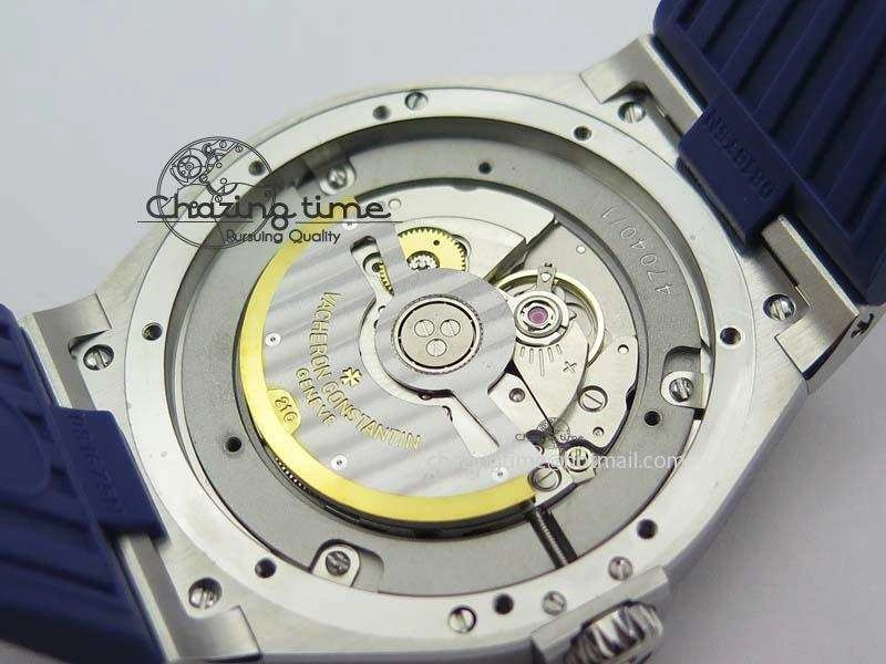 Overseas SS JJF 1:1 Best Edition Blue Dial On Rubber Strap MIYOTA Neat 9991